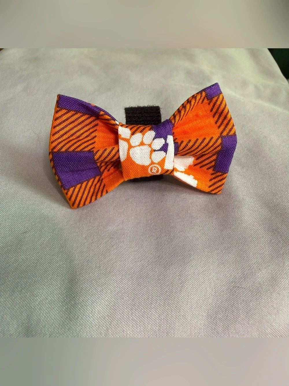 Clemson Pet Bowtie (small)